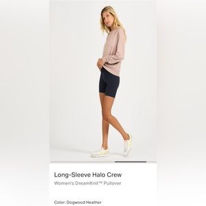 Vuori long sleeve halo crew